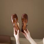 Handcrafted Luxury Leather Woman's Shoes(Ebuer888b9016)