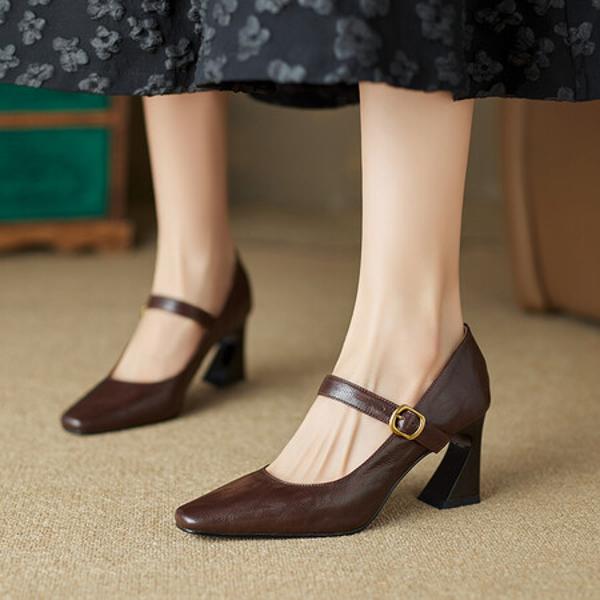 Handcrafted Luxury Leather Women's Shoes - Exquisite Craftsmanship and Timeless Elegance(Ebuer888b7219)