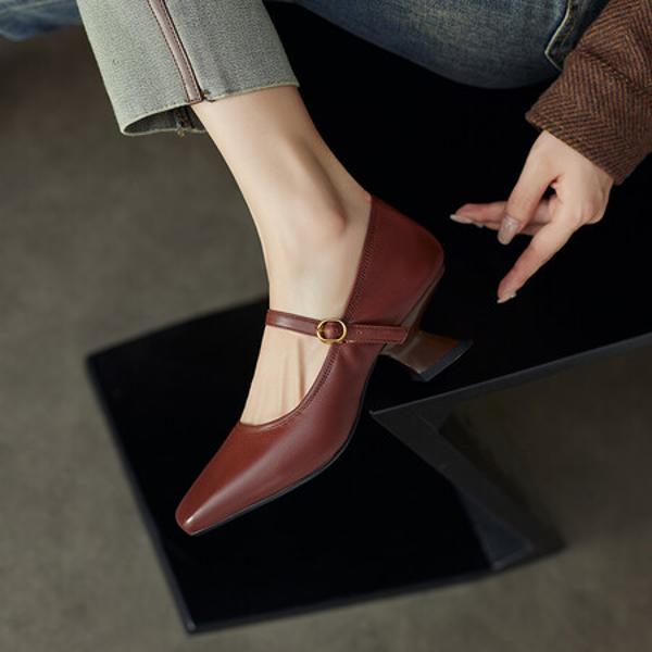 Handcrafted Premium Leather Women’s Shoes - Elegant Luxury Artistry(Ebuer888b7239)