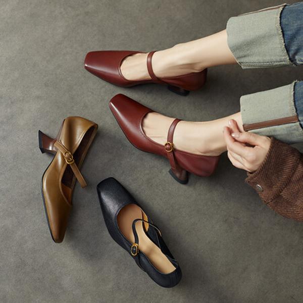 Handcrafted Premium Leather Women’s Shoes - Elegant Luxury Artistry(Ebuer888b7239)