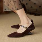 Luxury Handcrafted Genuine Leather Women's Shoes - Timeless Elegance(Ebuer888b3177)