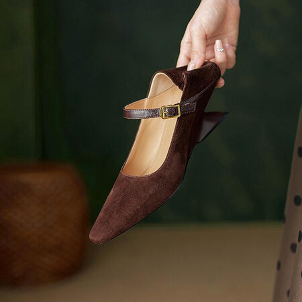 Luxury Handcrafted Genuine Leather Women's Shoes - Timeless Elegance(Ebuer888b3177)