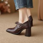 Handcrafted Luxury Leather Women's Shoes: Elegant Craftsmanship and Superior Quality(Ebuer888b7229)