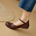 Handcrafted Genuine Leather Women's Shoes: Elegance Meets Luxurious Craftsmanship(Ebuer888b3176)