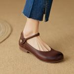 Handcrafted Genuine Leather Women's Shoes: Elegance Meets Luxurious Craftsmanship(Ebuer888b3176)