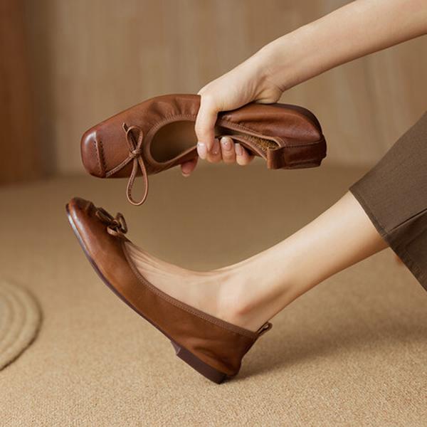 Handcrafted Genuine Leather Women's Shoes: Luxurious, Elegant Craftsmanship(Ebuer888b3178)