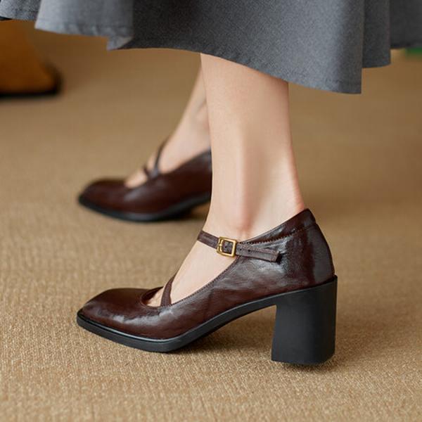 Exquisite Handcrafted Leather Women's Shoes: Elegance and Luxury(Ebuer888b3185)