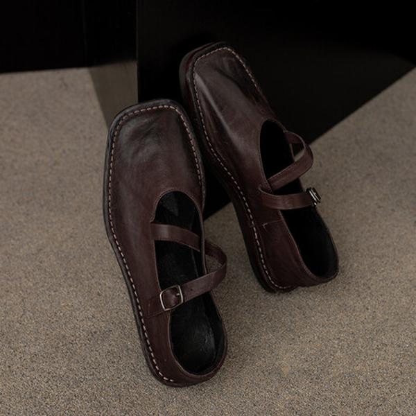 Elegant Handcrafted Genuine Leather Women's Shoes(Ebuer888b7261)