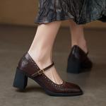 Elegant Handcrafted Genuine Leather Women's Shoes(Ebuer888b3209)