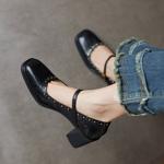 Elegant Handcrafted Genuine Leather Women's Shoes(Ebuer888b3209)