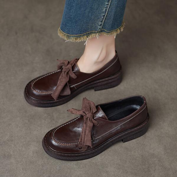 Exquisite Handcrafted Leather Women's Shoes for Elegant Style(Ebuer888b3208)