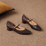 Elegant Handcrafted Leather Women’s Shoes: Luxury and Quality Craftsmanship(Ebuer888b9126)