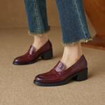 Exquisite Handcrafted Genuine Leather Women's Shoes: A Fusion of Luxury and Elegance(Ebuer888b7291)