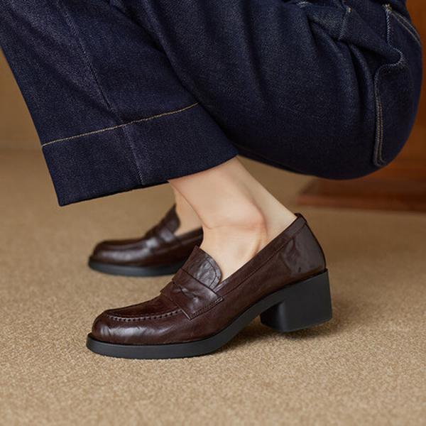 Exquisite Handcrafted Genuine Leather Women's Shoes: A Fusion of Luxury and Elegance(Ebuer888b7291)