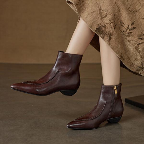 Handcrafted Genuine Leather Women's Shoes: Elegance Redefined(Ebuer888b7285)