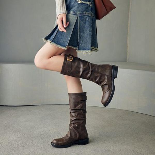 Crafted Elegance: Luxury Genuine Leather Handmade Women's Shoes(Ebuer888b7280)