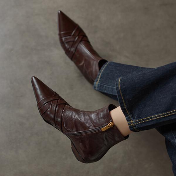 Handcrafted Luxury Leather Women's Shoes with Exquisite Elegance(Ebuer888b7290)