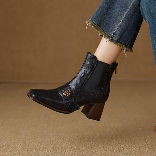 Luxurious Handcrafted Leather Women’s Shoes: Elegance in Every Stitch(Ebuer888b7295)