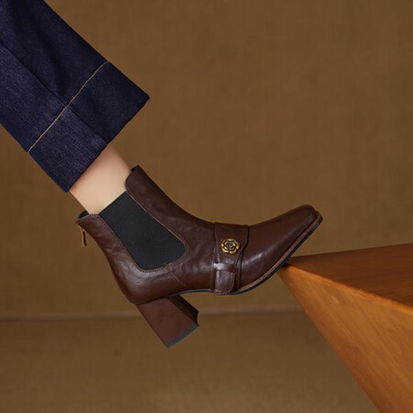 Luxurious Handcrafted Leather Women’s Shoes: Elegance in Every Stitch(Ebuer888b7295)