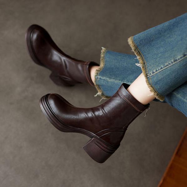 Elegant Handmade Leather Women's Shoes: Exquisite Craftsmanship & Luxury Quality(Ebuer888b3220)