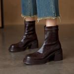 Elegant Luxury Handmade Leather Women's Shoes(Ebuer888b3221)