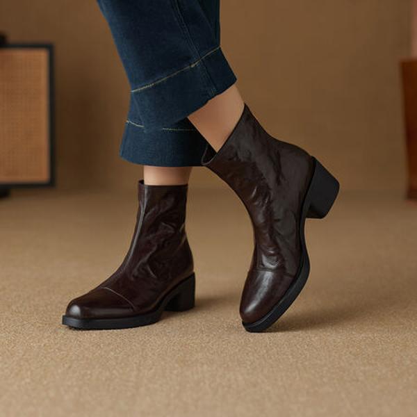 Handcrafted Luxurious Genuine Leather Women's Shoes: Timeless Elegance & Superior Craftsmanship(Ebuer888b7299)