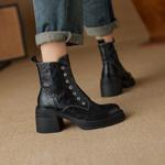 Handcrafted Genuine Leather Women's Shoes - Luxurious Elegance(Ebuer888b3226)