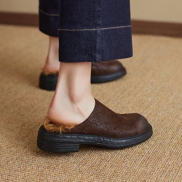 Elegant Handmade Genuine Leather Women's Shoes: Luxury Craftsmanship.(Ebuer888b7306)