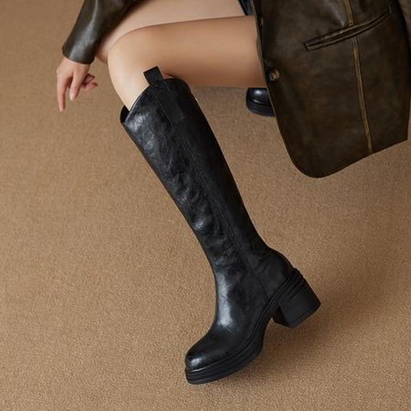 Luxurious Handcrafted Leather Women's Shoes with Elegance(Ebuer888b3228)