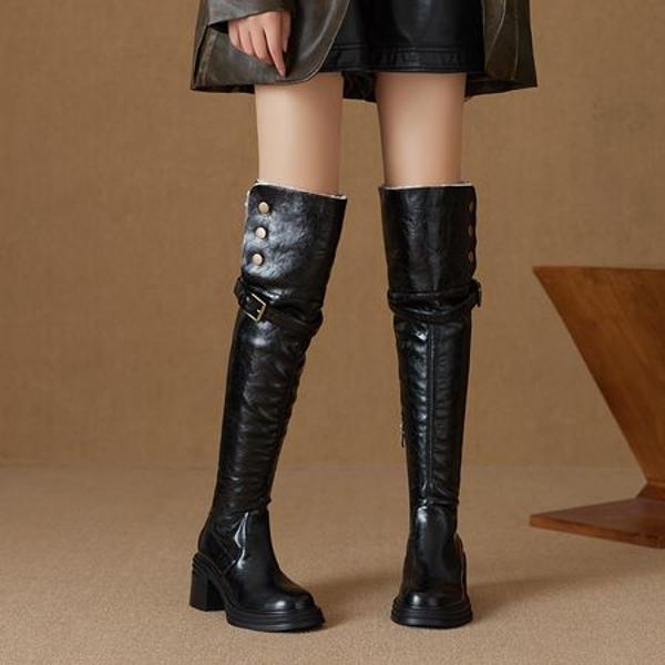 Exquisite Handcrafted Genuine Leather Women's Shoes: Luxury and Elegance Redefined(Ebuer888b3230)