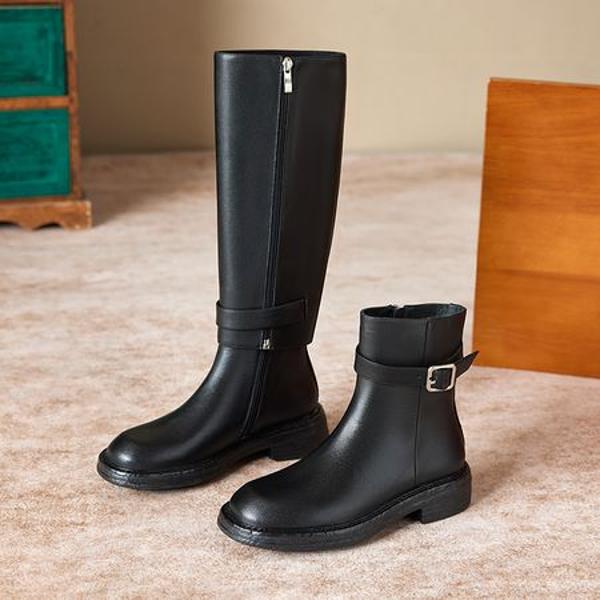 Handcrafted Genuine Leather Women's Shoes: Elegant, Luxurious Craftsmanship(Ebuer888b7502)