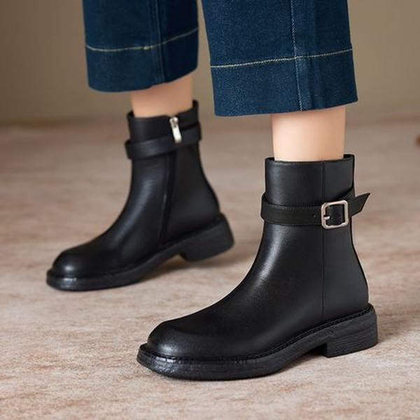 Handcrafted Genuine Leather Women's Shoes: Elegant, Luxurious Craftsmanship(Ebuer888b7502)