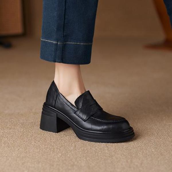 Handcrafted Luxury Leather Women's Shoes with Exquisite Craftsmanship(Ebuer888b3236)