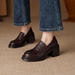 Handcrafted Luxury Leather Women's Shoes with Exquisite Craftsmanship(Ebuer888b3236)