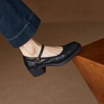 Elegantly Crafted Genuine Leather Women's Shoes: A Luxurious Artisan Experience(Ebuer888b7505)