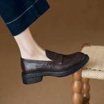 Handcrafted Luxury Genuine Leather Women's Shoes - Elegance in Every Stitch(Ebuer888b7510)