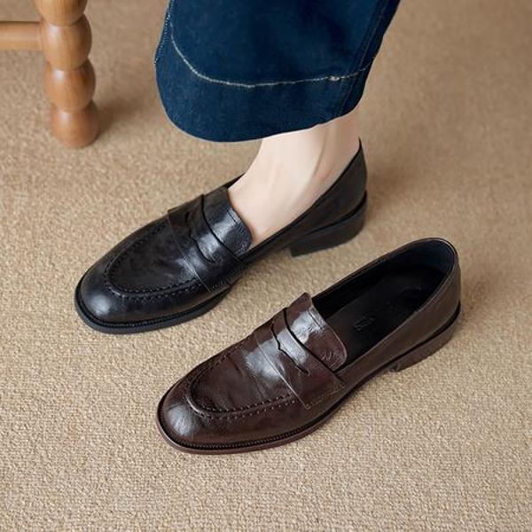 Crafted Elegance: Luxurious Handmade Leather Women’s Shoes(Ebuer888b7509)