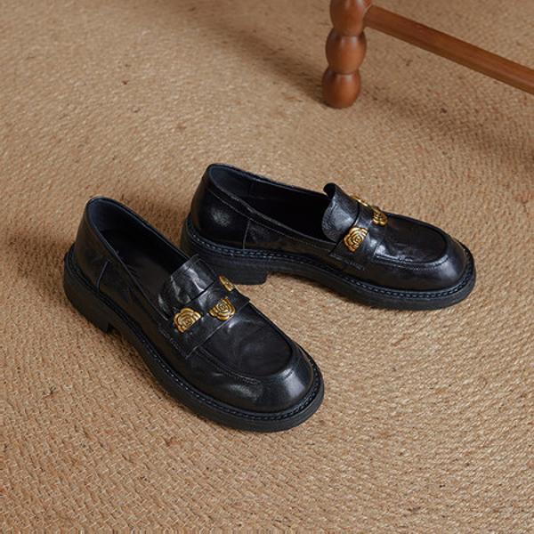 Handcrafted Leather Women's Shoes: Luxurious Elegance with Exquisite Craftsmanship(Ebuer888b7513)