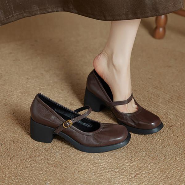 Elevate Elegance with Handcrafted Leather Women's Shoes(Ebuer888b7520)