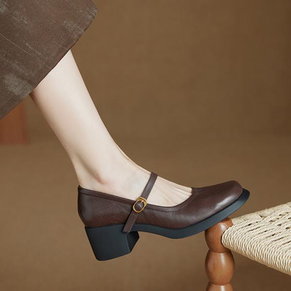 Elevate Elegance with Handcrafted Leather Women's Shoes(Ebuer888b7520)