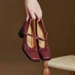 Handcrafted Genuine Leather Women's Shoes: Luxurious Elegance in Every Stitch(Ebuer888b7526)
