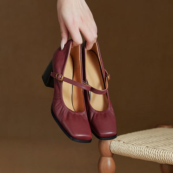 Handcrafted Genuine Leather Women's Shoes: Luxurious Elegance in Every Stitch(Ebuer888b7526)