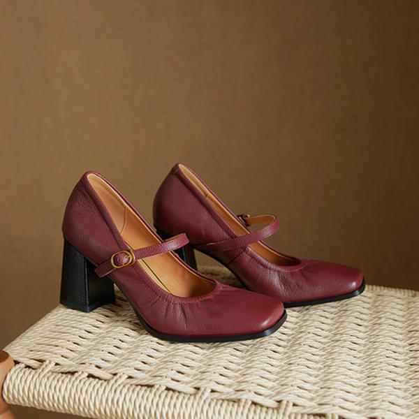 Handcrafted Genuine Leather Women's Shoes: Luxurious Elegance in Every Stitch(Ebuer888b7526)