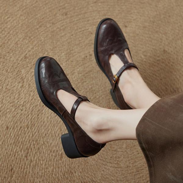 Handcrafted Luxury Leather Women's Shoes: Elegance in Every Detail and Stitch(Ebuer888b7527)
