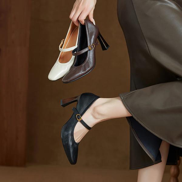 Exquisite Handcrafted Leather Women’s Luxury Shoes(Ebuer888b7525)