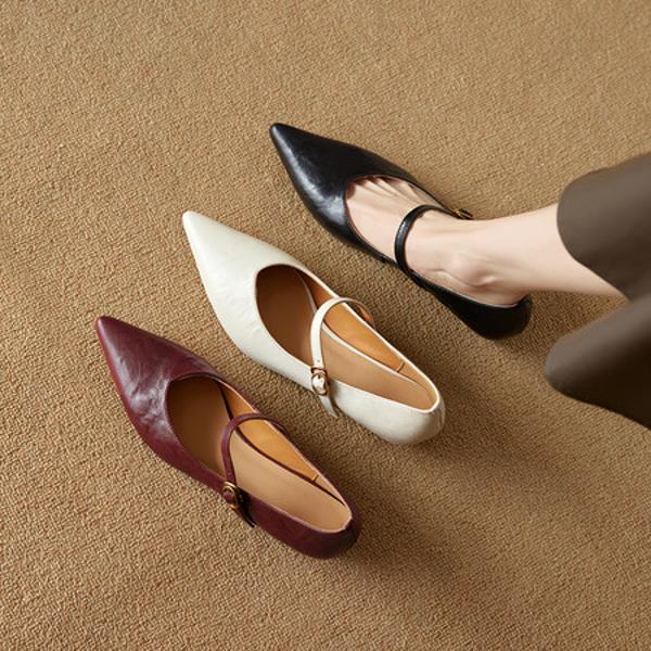 Handcrafted Luxury Leather Women's Shoes: Exquisite Craftsmanship & Timeless Elegance(Ebuer888b7519)