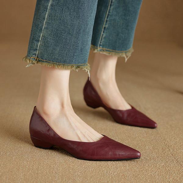 Handcrafted Leather Women's Shoes: Elegant Luxury Quality(Ebuer888b7518)