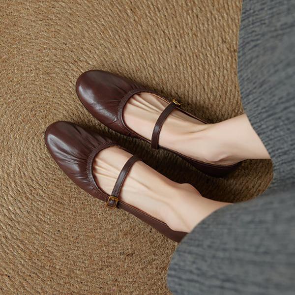 Luxurious Handmade Leather Women's Shoes with Exquisite Craftsmanship(Ebuer888b3245)