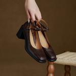 Elegance in Every Stitch: Handcrafted Luxury Leather Women's Shoes(Ebuer888b3243)