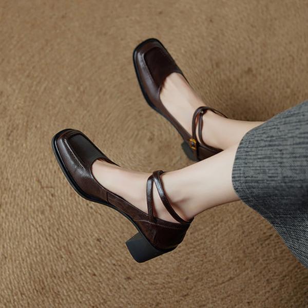 Elegance in Every Stitch: Handcrafted Luxury Leather Women's Shoes(Ebuer888b3243)